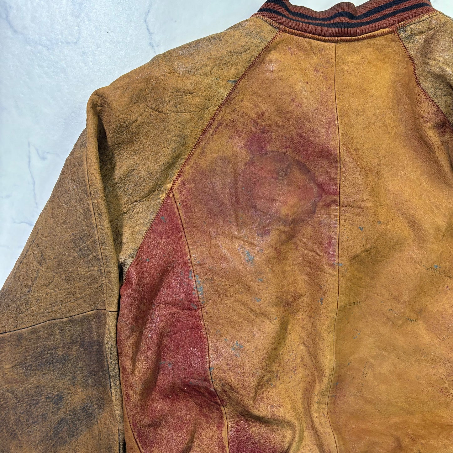 wilsons m.julian leather studium jacket 80s