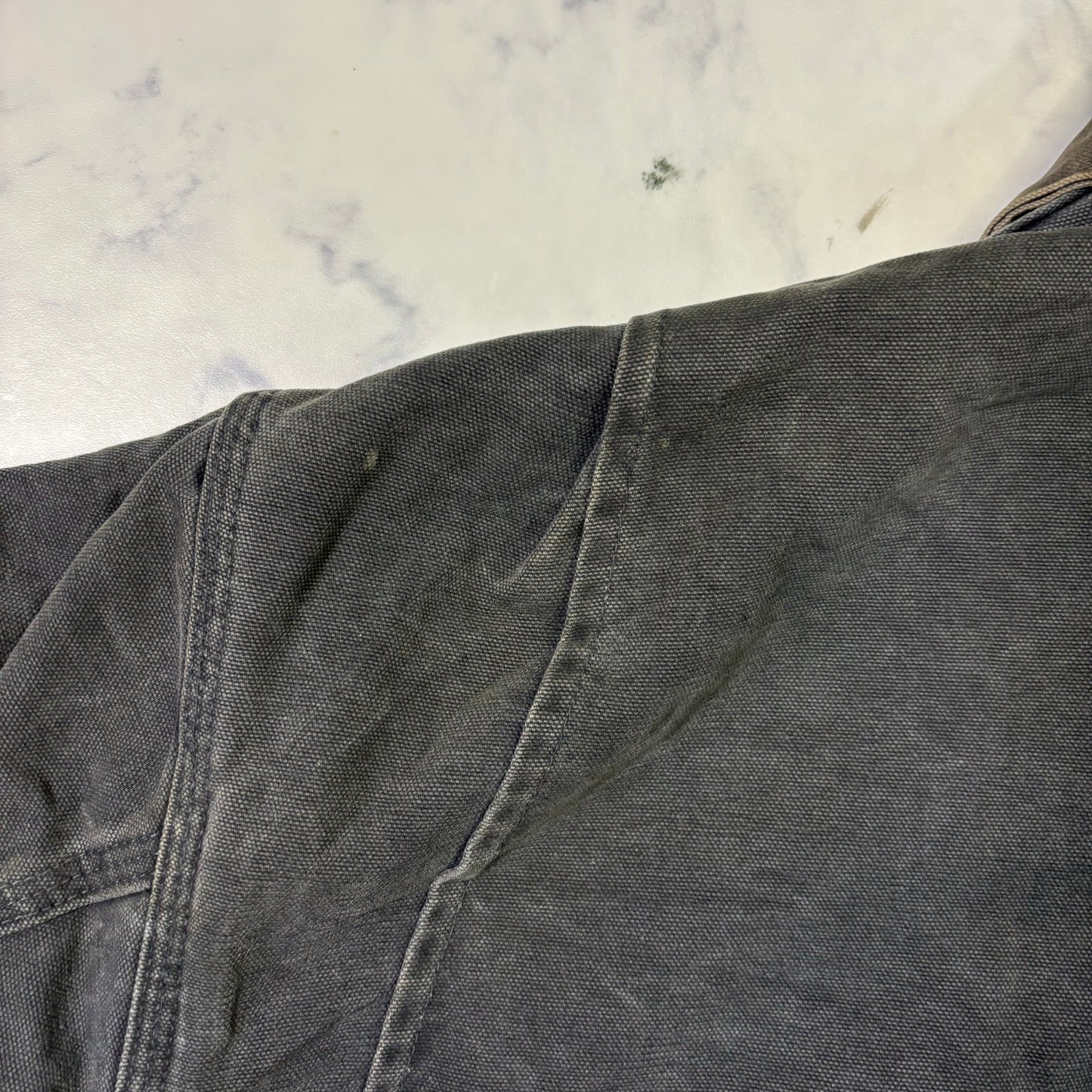 Carhartt J97 Detroit Jacket PTL Petrol Made in USA 90s Large Tall vintage