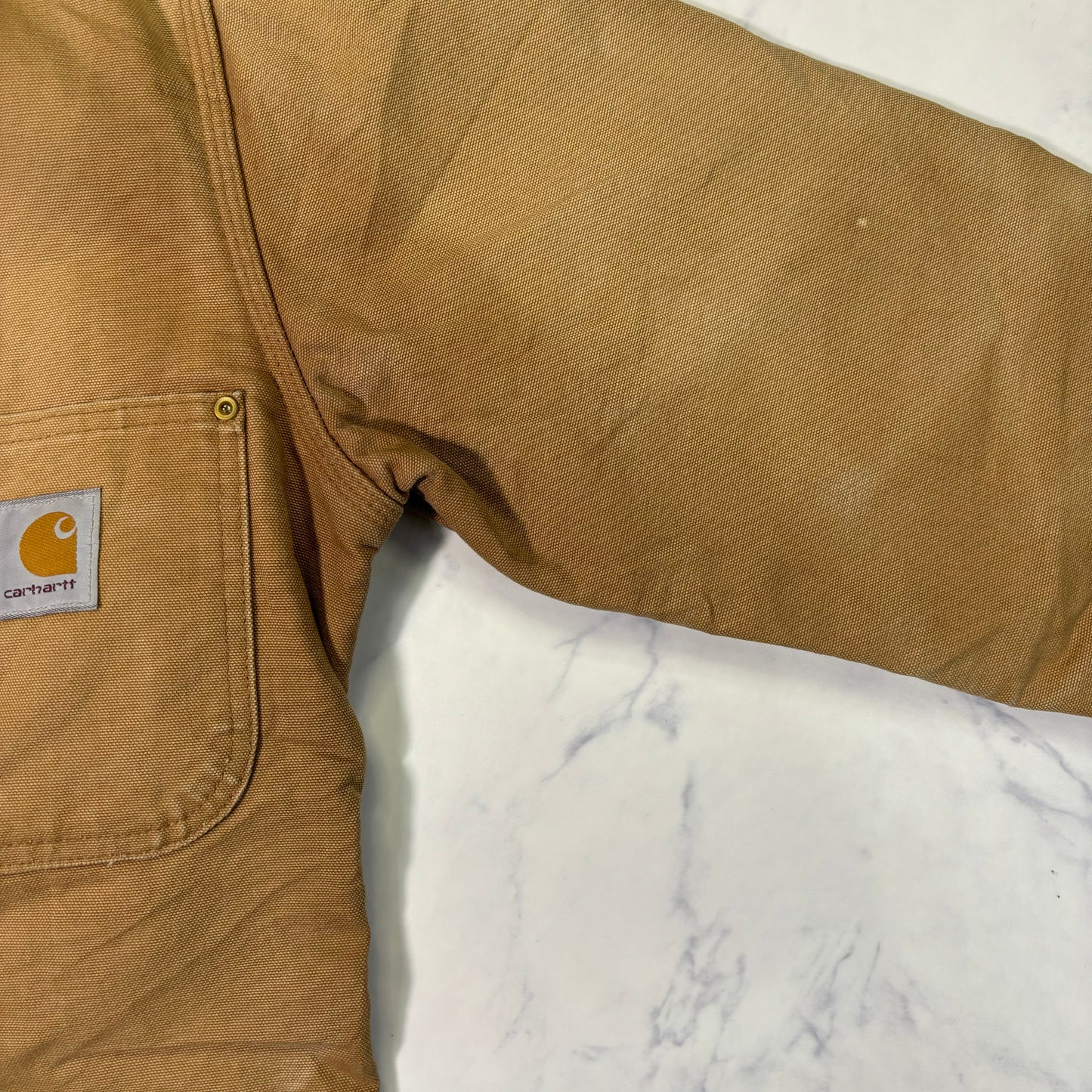 Carhartt Chore Coat Blanket Lined Duck Jacket 90s Brown vintage