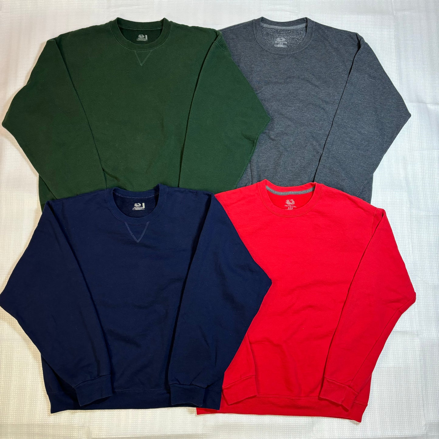 古着卸 アソート販売 FLUIT OF THE LOOM スウェット 無地 10枚 M~XL
