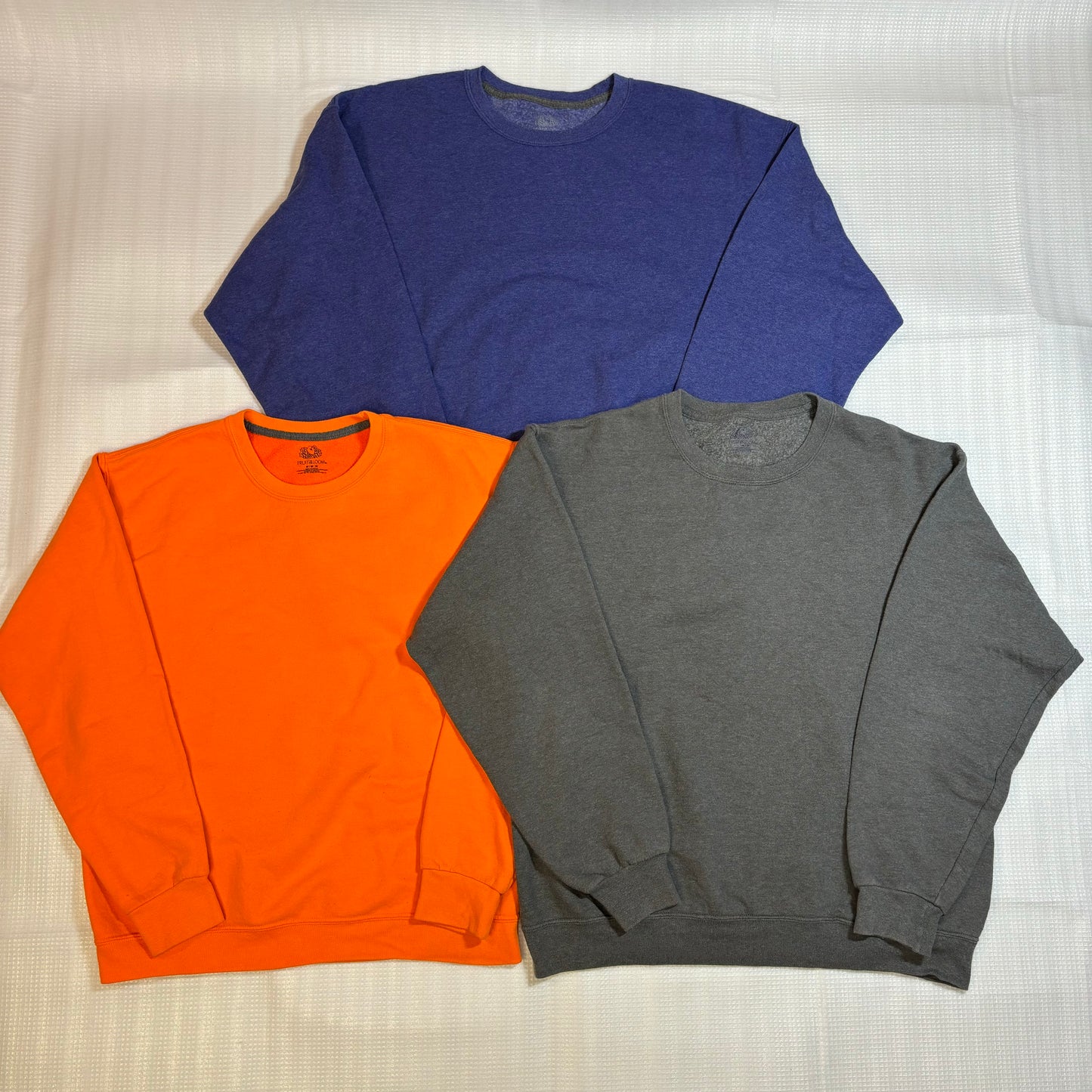 古着卸 アソート販売 FLUIT OF THE LOOM スウェット 無地 10枚 M~XL