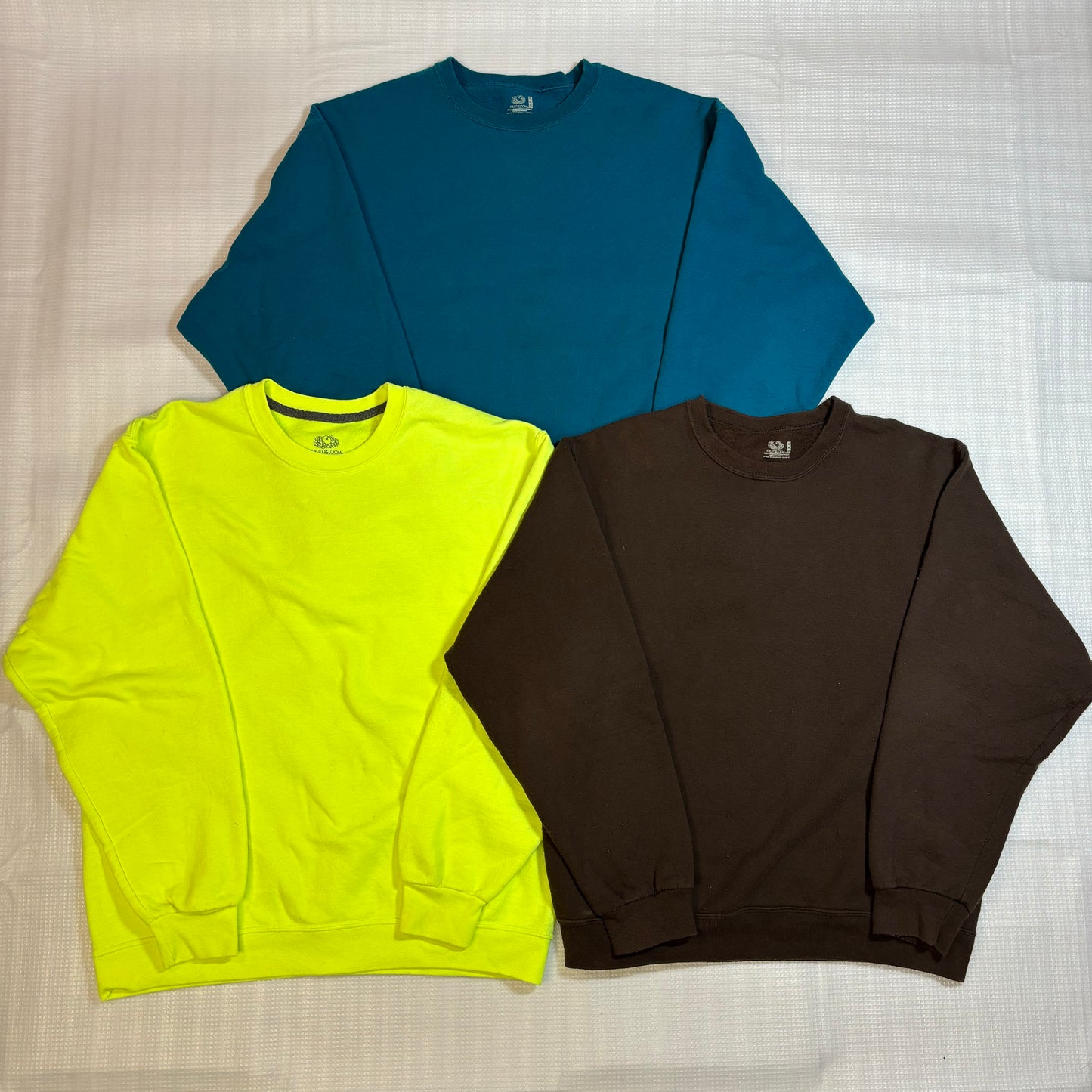 古着卸 アソート販売 FLUIT OF THE LOOM スウェット 無地 10枚 M~XL