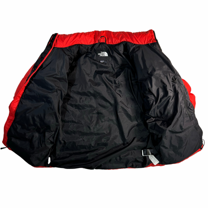 THE NORTH FACE down Jacket red&black M/M