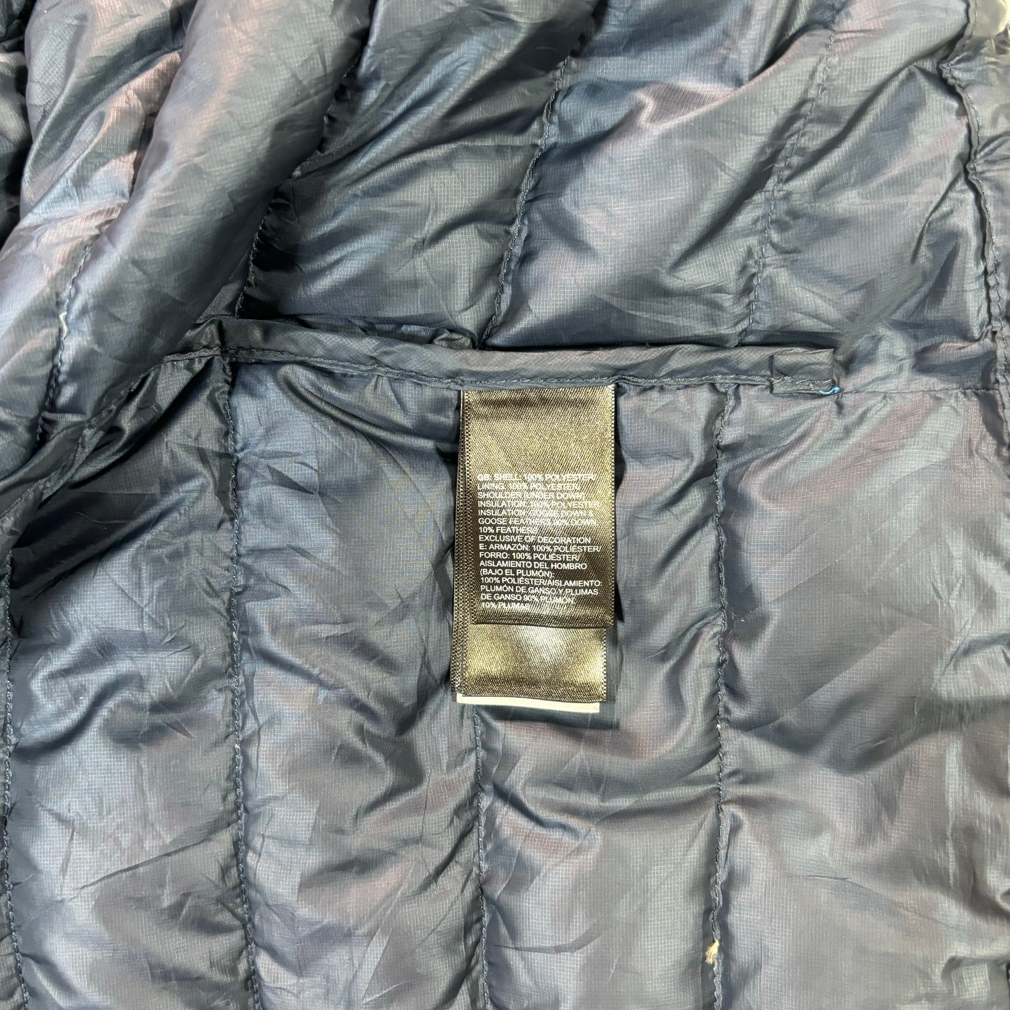 THE NORTH FACE down Jacket black&blue S/P