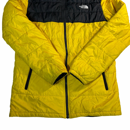 THE NORTH FACE down Jacket yellow reversible XL