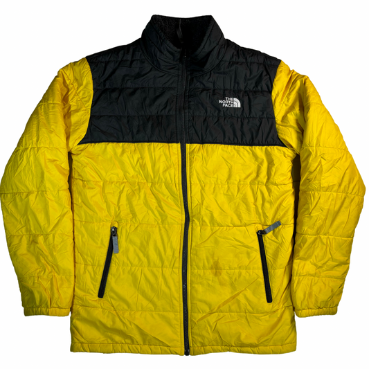 THE NORTH FACE down Jacket yellow reversible XL