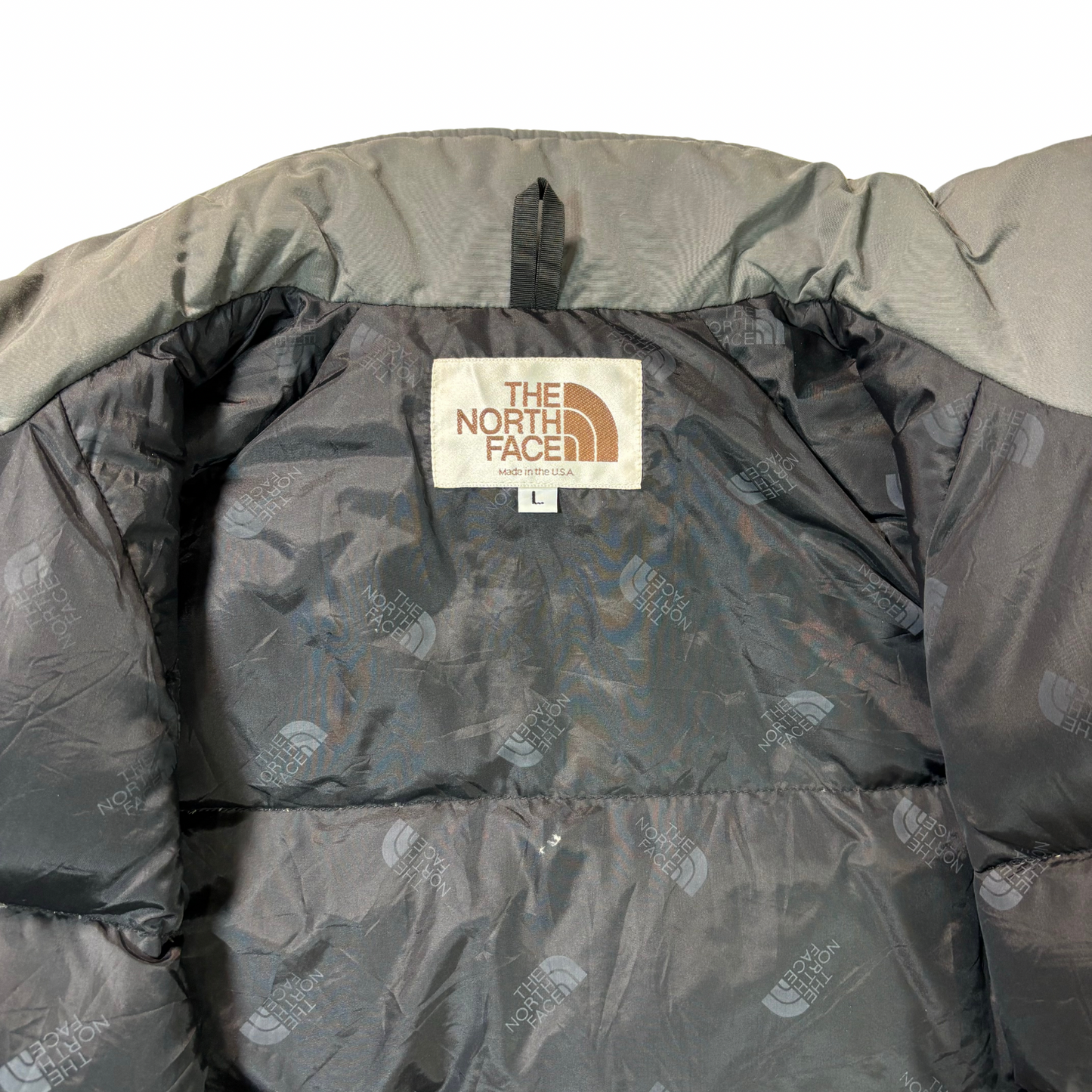 THE NORTH FACE　茶タグ　down Jacket dark gray L