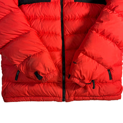 THE NORTH FACE down Jacket red&black M/M