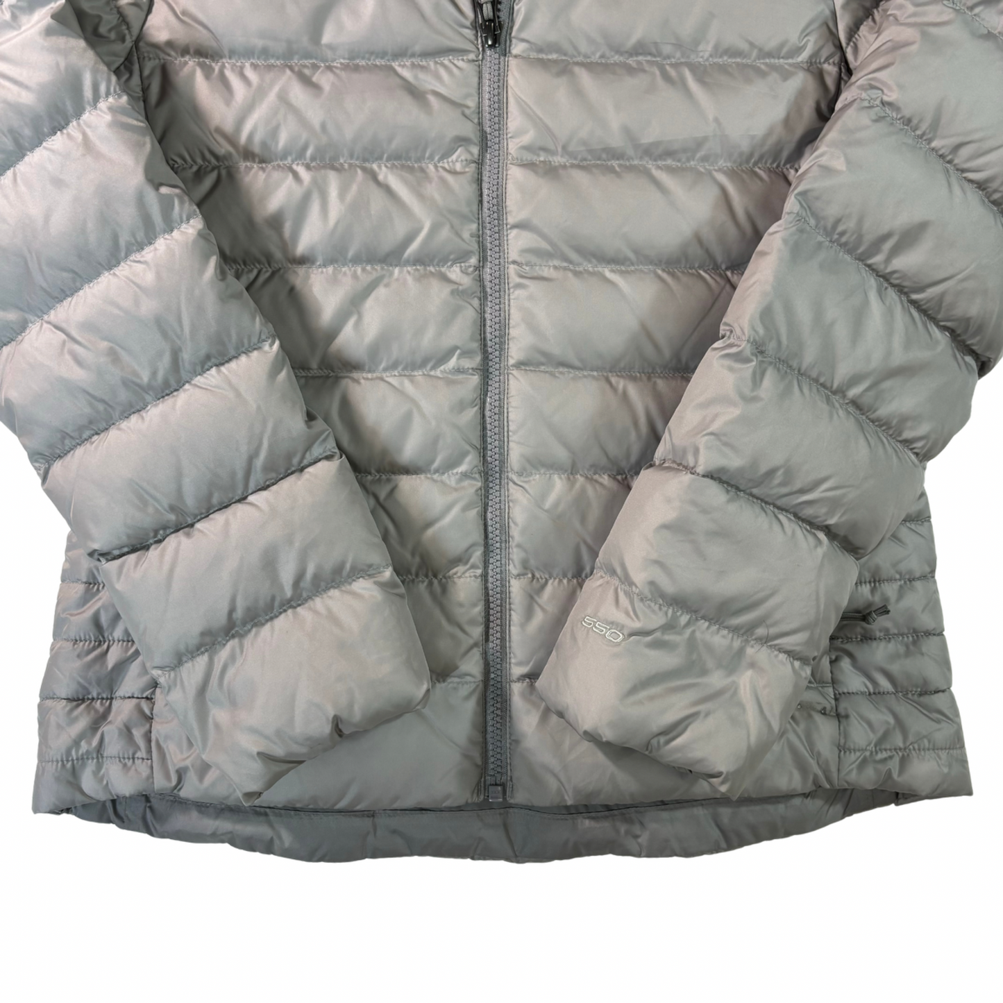 THE NORTH FACE　WOMENS
down Jacket silver US/S