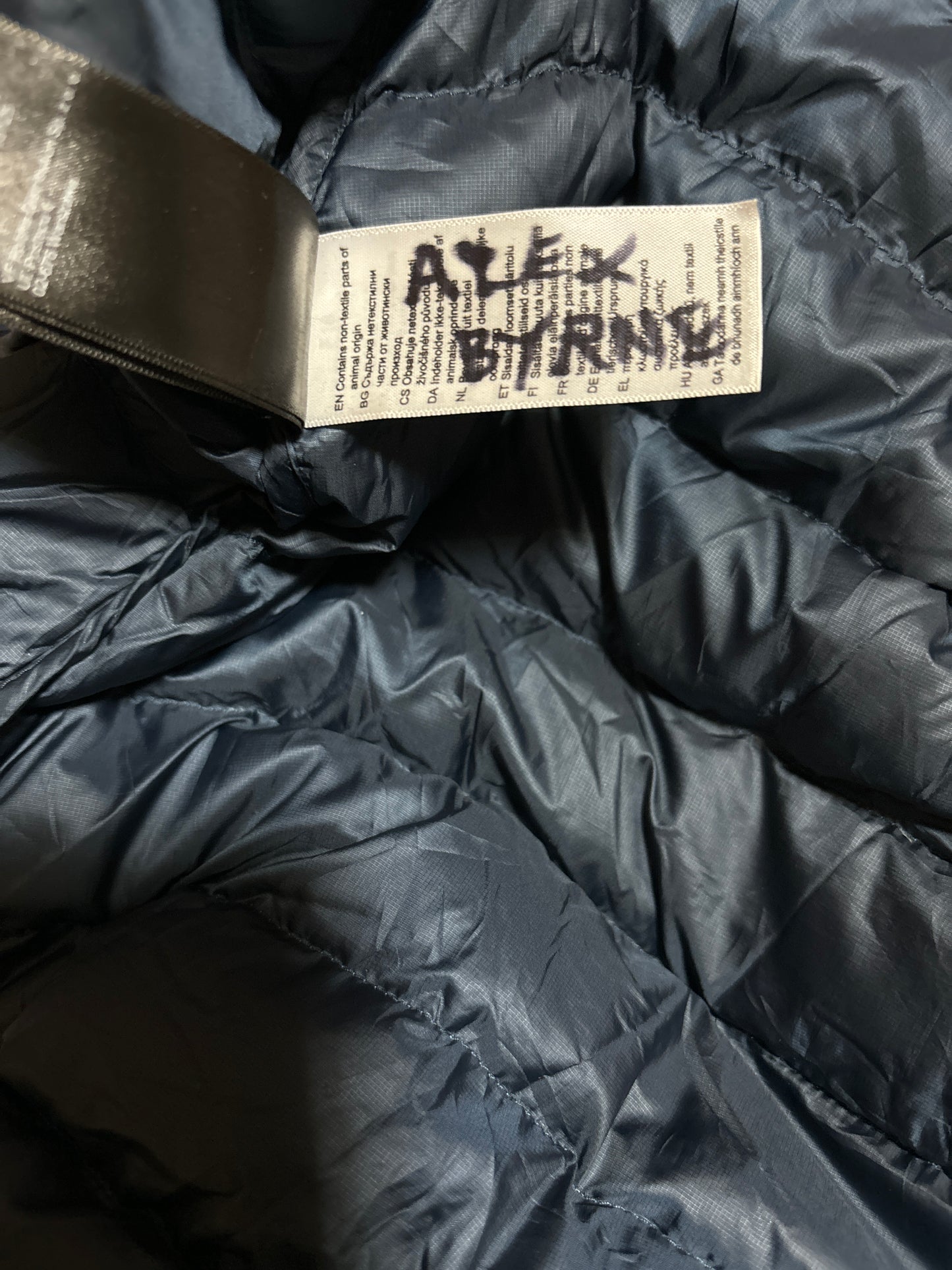 THE NORTH FACE down Jacket blue S/P