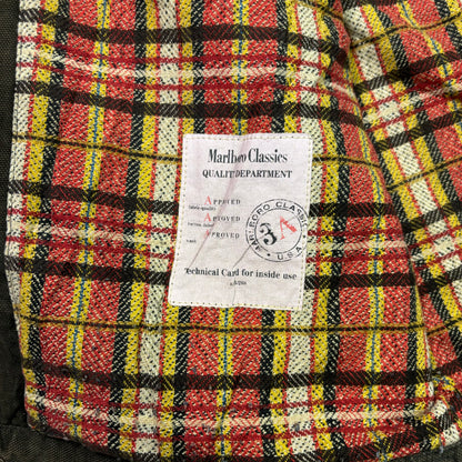 marlboro classics leather tracker jacket 90s