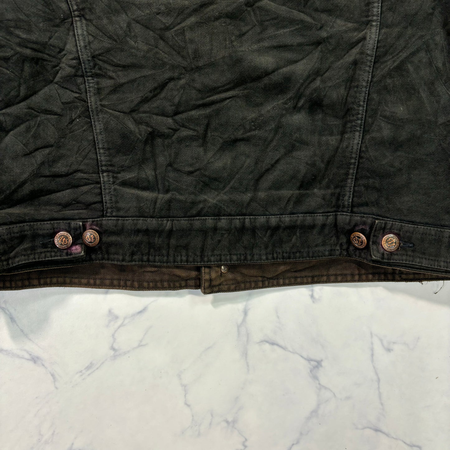 marlboro classics leather tracker jacket 90s