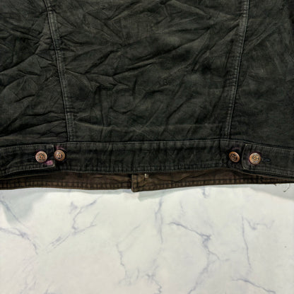 marlboro classics leather tracker jacket 90s