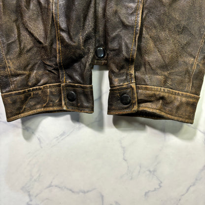 OLD GAP lether jacket 00s