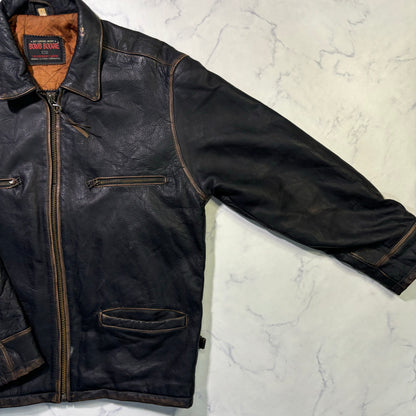 bomb boogie sky leather jacket