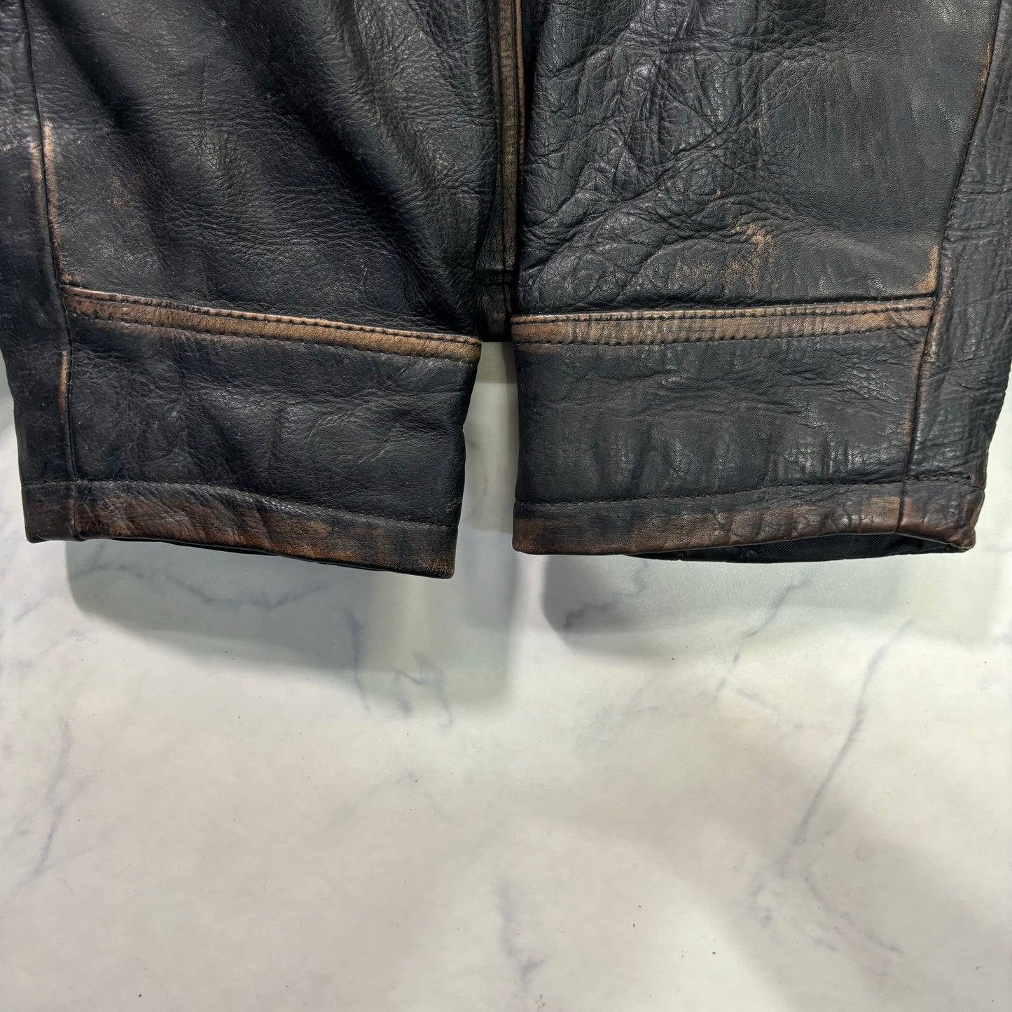 bomb boogie sky leather jacket