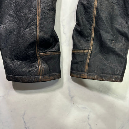 bomb boogie sky leather jacket
