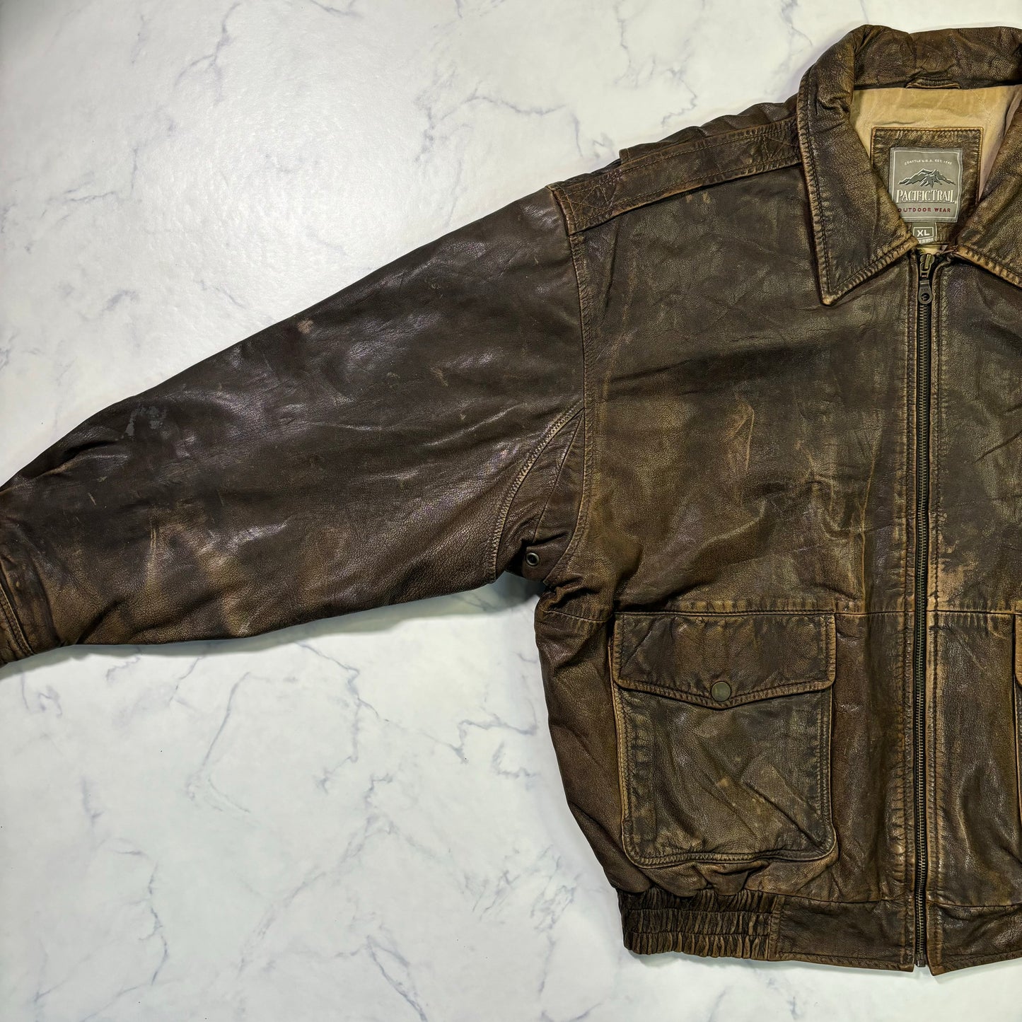 pacific trail A-2 leather jacket