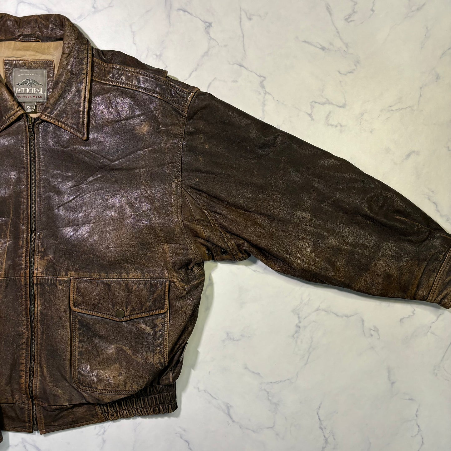 pacific trail A-2 leather jacket