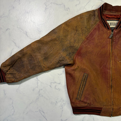 wilsons m.julian leather studium jacket 80s