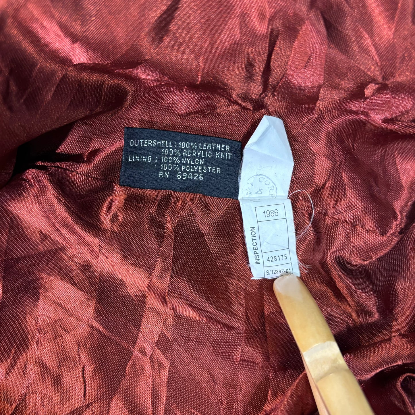 wilsons m.julian leather studium jacket 80s