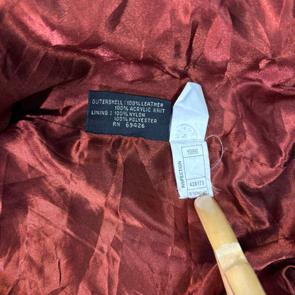 wilsons m.julian leather studium jacket 80s