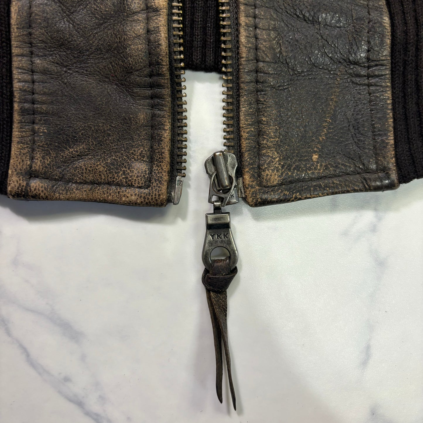 A-2 leather flight jacket 90s usa