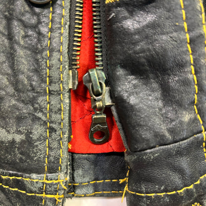 diesel lamb leather jacket 90s