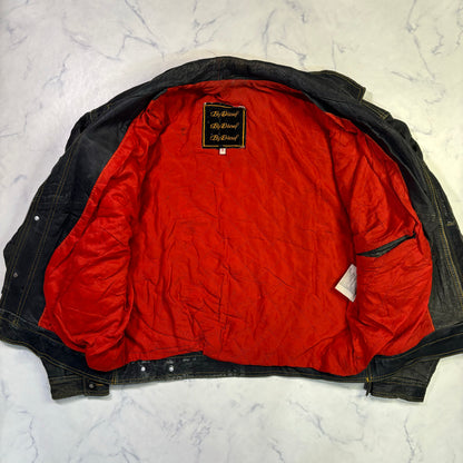 diesel lamb leather jacket 90s