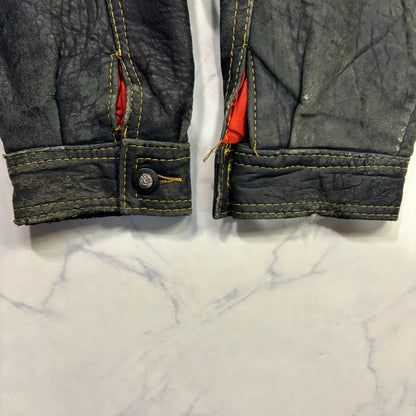 diesel lamb leather jacket 90s
