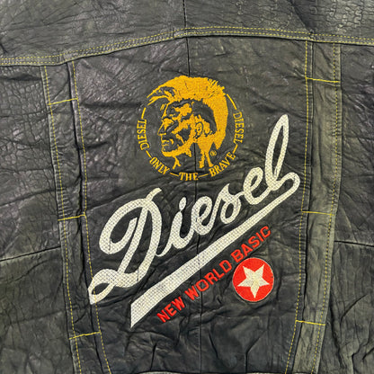 diesel lamb leather jacket 90s