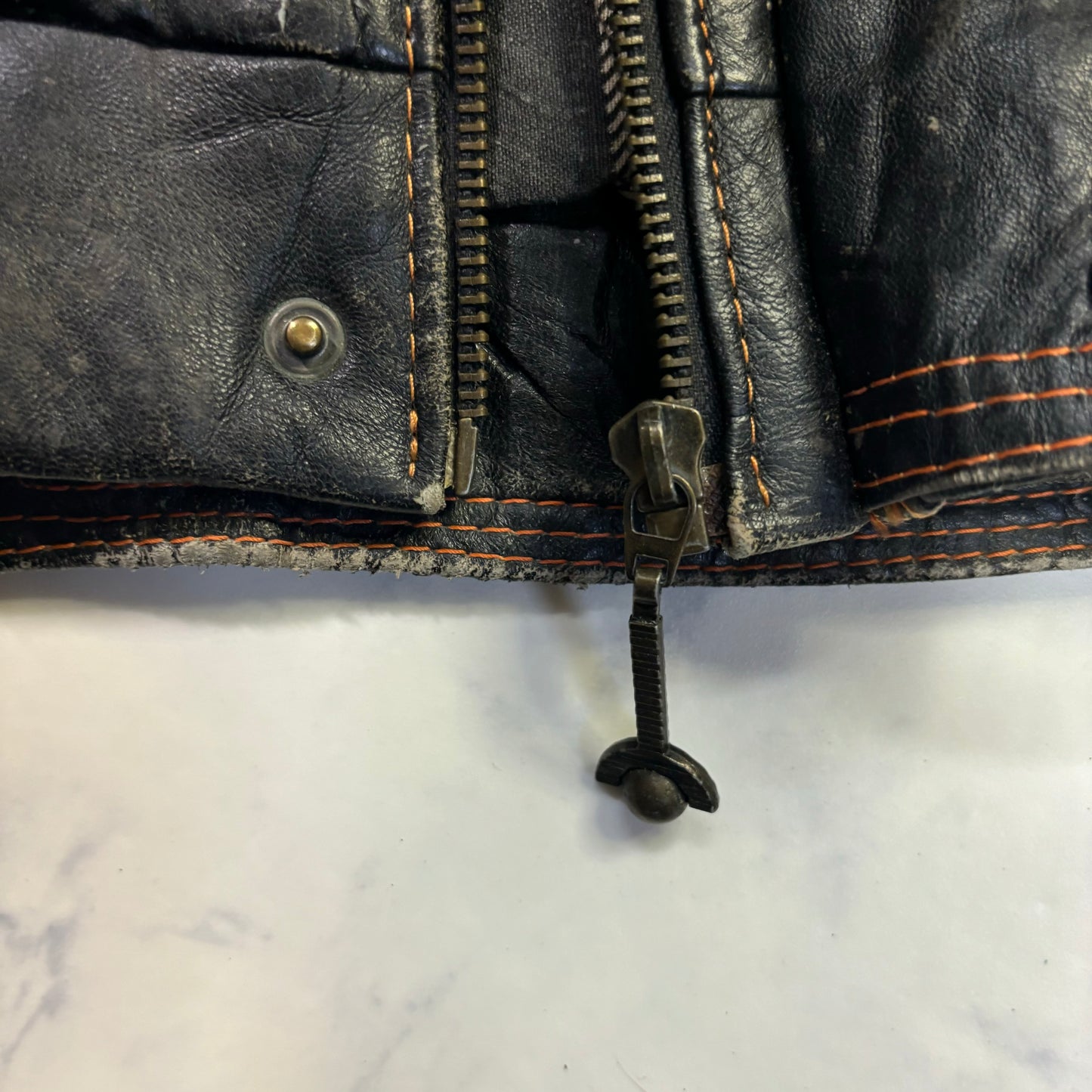 diesel leather bomber jacket 00s