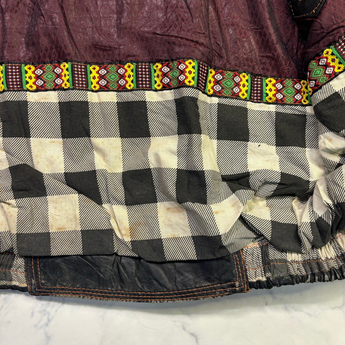 diesel leather bomber jacket 00s