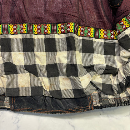 diesel leather bomber jacket 00s