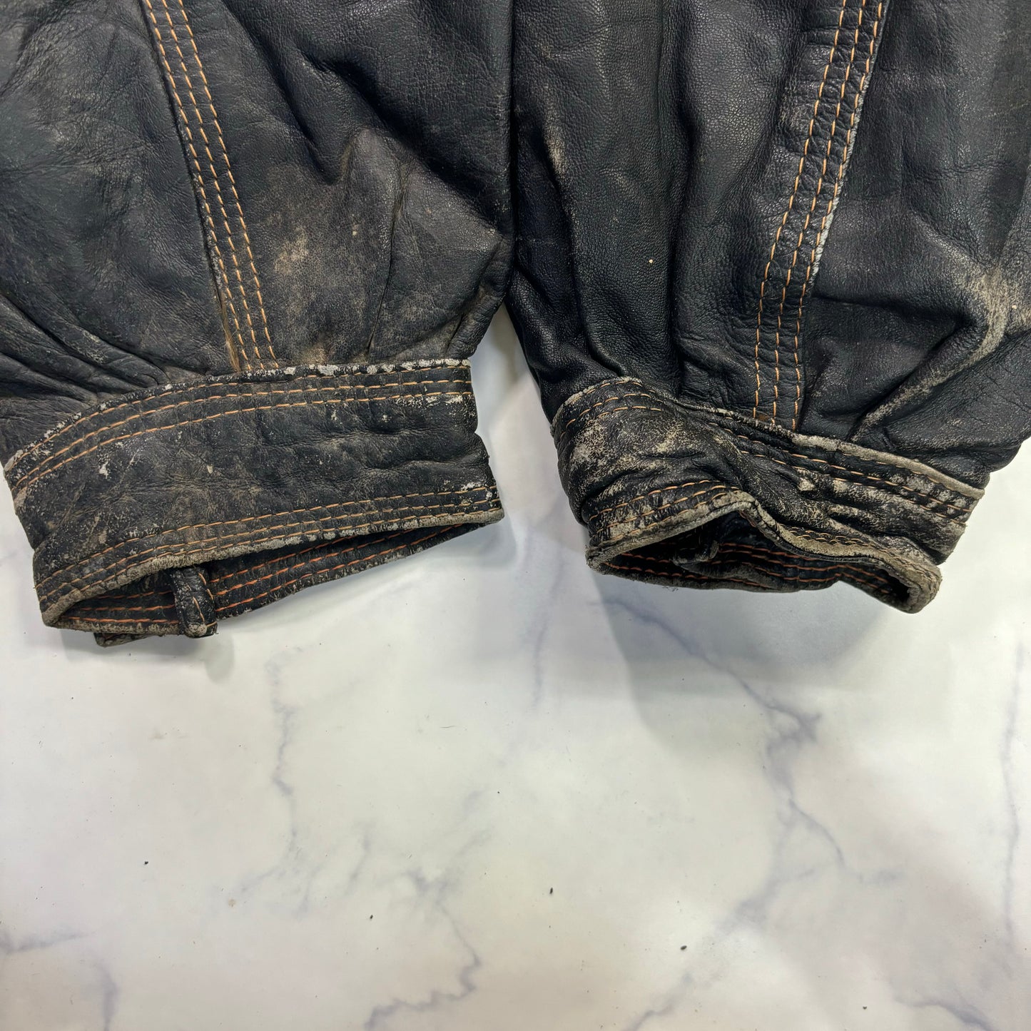 diesel leather bomber jacket 00s