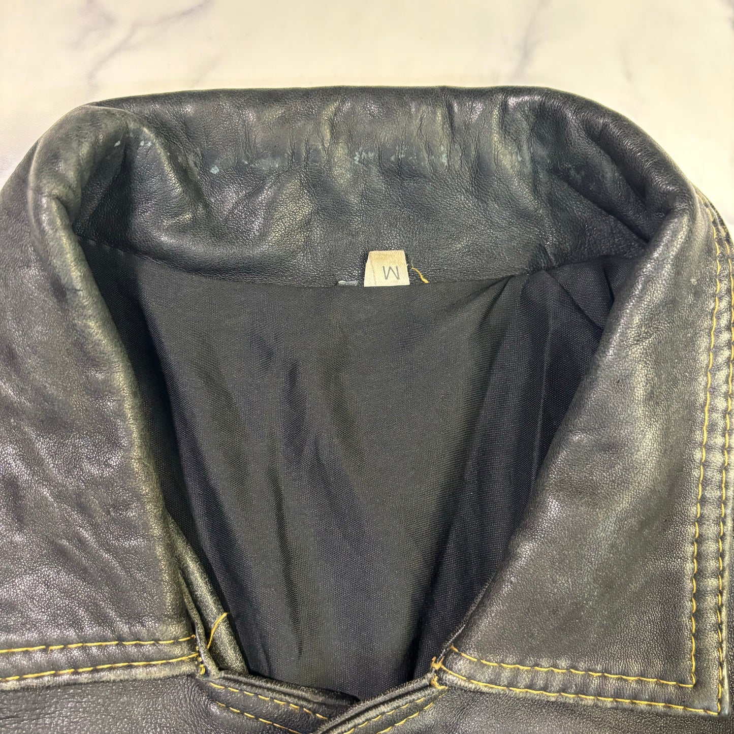 diesel leather jacket 90s~00s