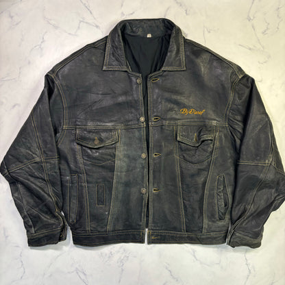 diesel leather jacket 90s~00s