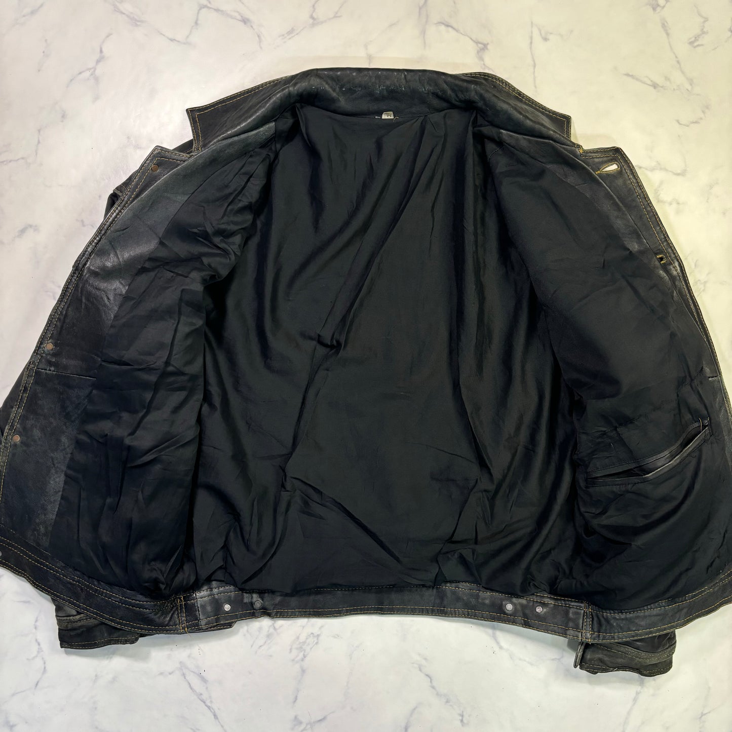 diesel leather jacket 90s~00s