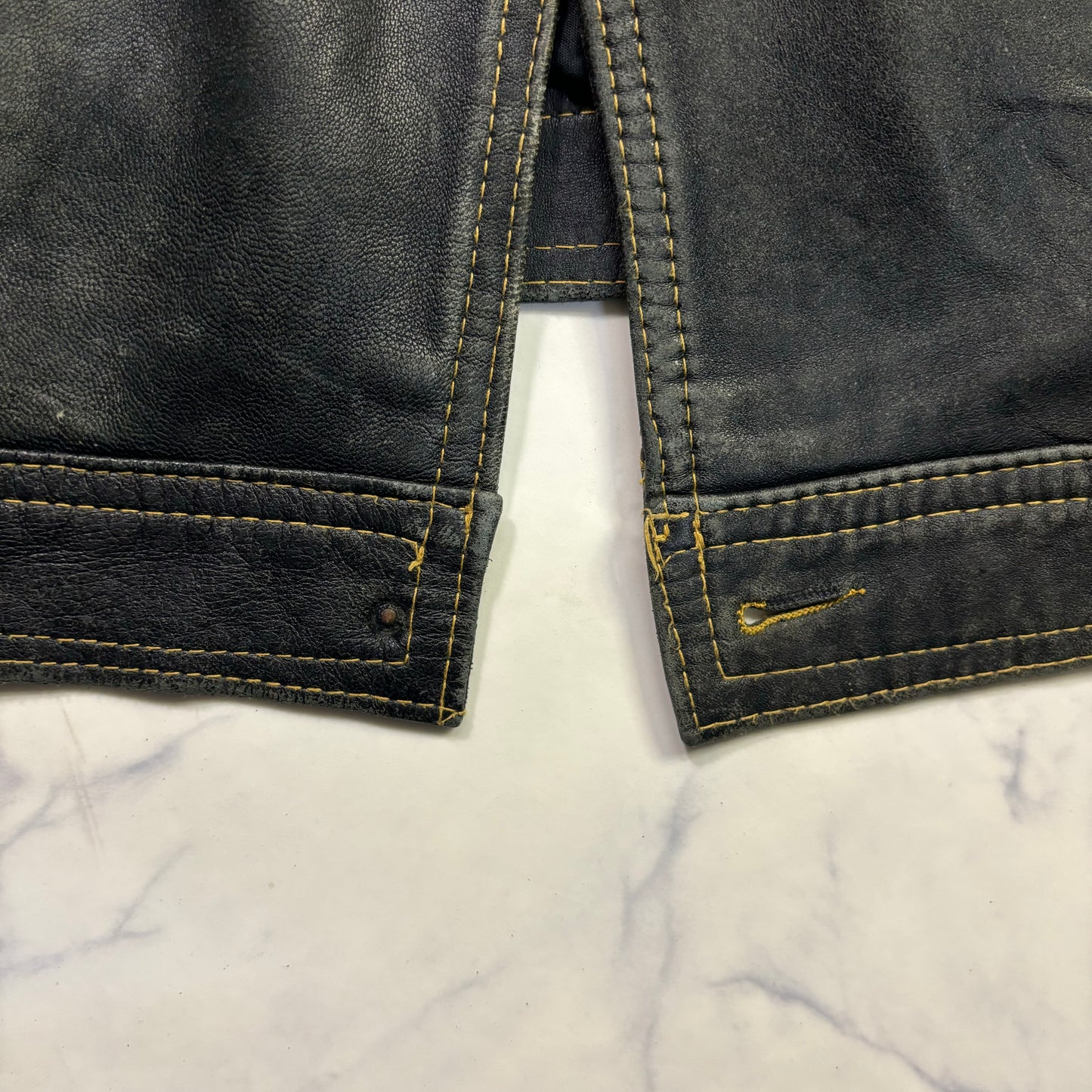 diesel leather jacket 90s~00s