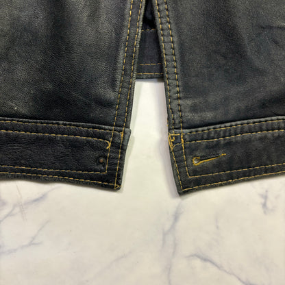 diesel leather jacket 90s~00s