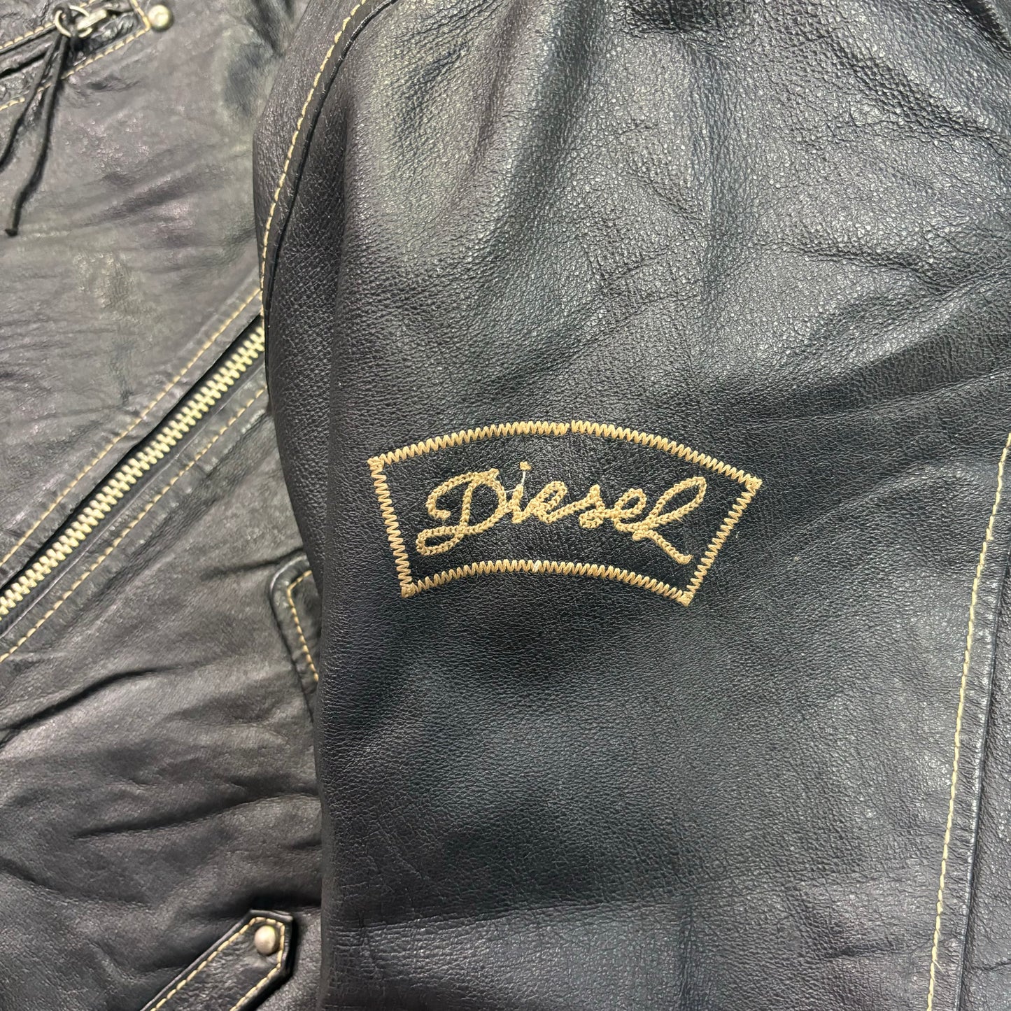 diesel double riders jacket 90s