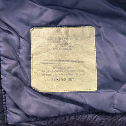 Alpha Industries B-15 Flight Jacket Navy Blue 90s L
