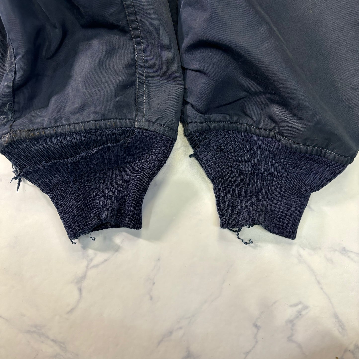 Alpha Industries B-15 Flight Jacket Navy Blue 90s L