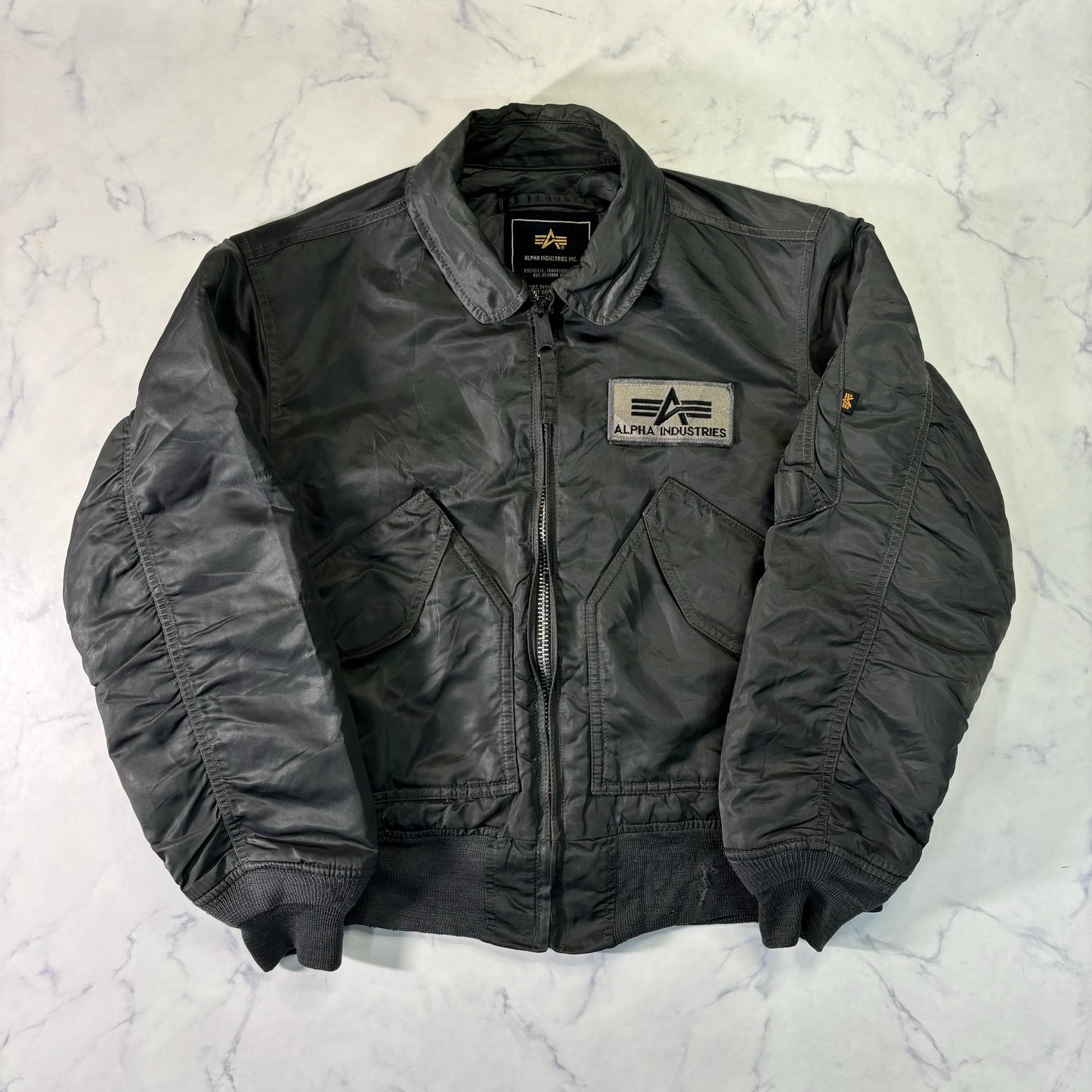 Alpha Industries B-15 Flight Jacket Khaki 90s