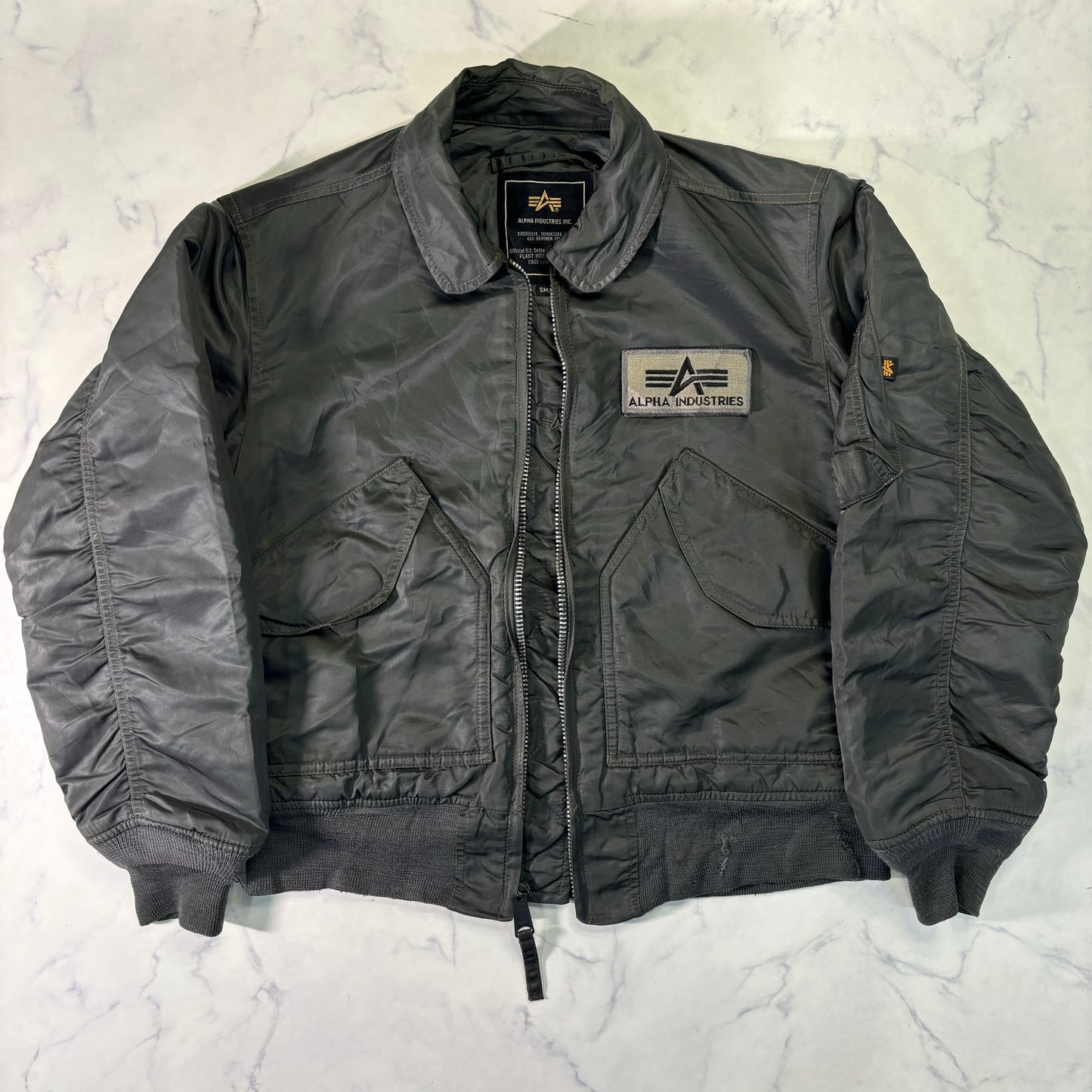 Alpha Industries B-15 Flight Jacket Khaki 90s