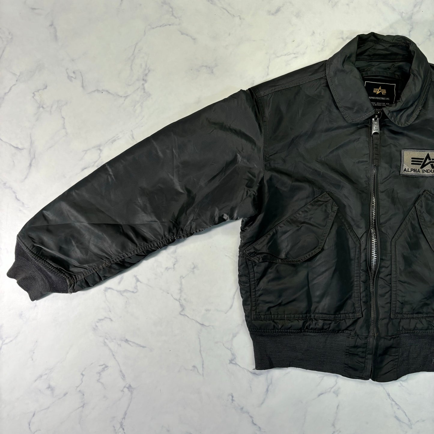 Alpha Industries B-15 Flight Jacket Khaki 90s