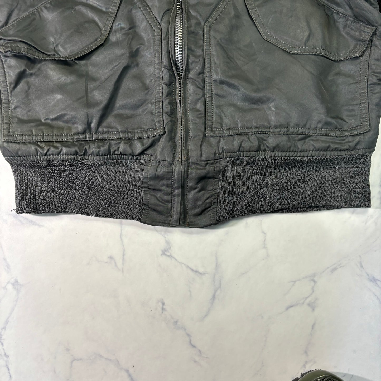 Alpha Industries B-15 Flight Jacket Khaki 90s