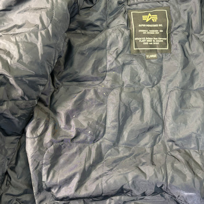 Alpha Industries B-15 Flight Jacket Navy Blue 90s XL