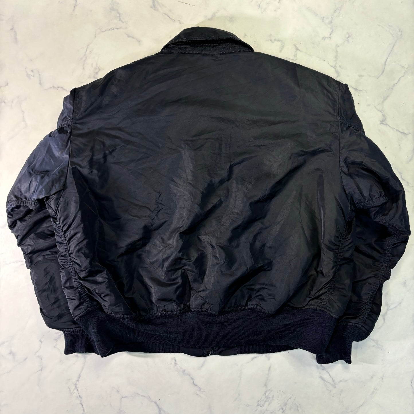 Alpha Industries B-15 Flight Jacket Navy Blue 90s XL