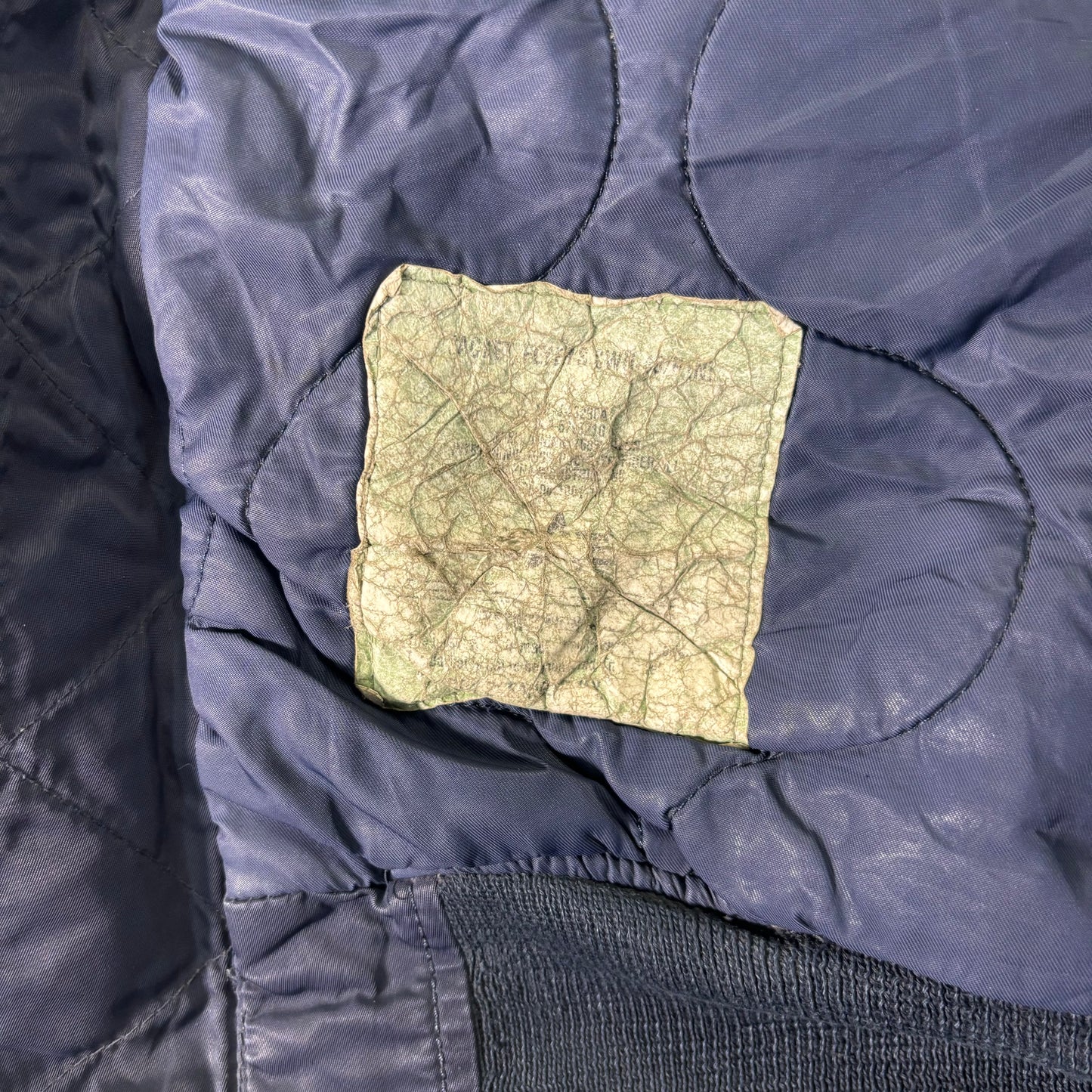 Alpha Industries B-15 Flight Jacket Navy Blue 90s L